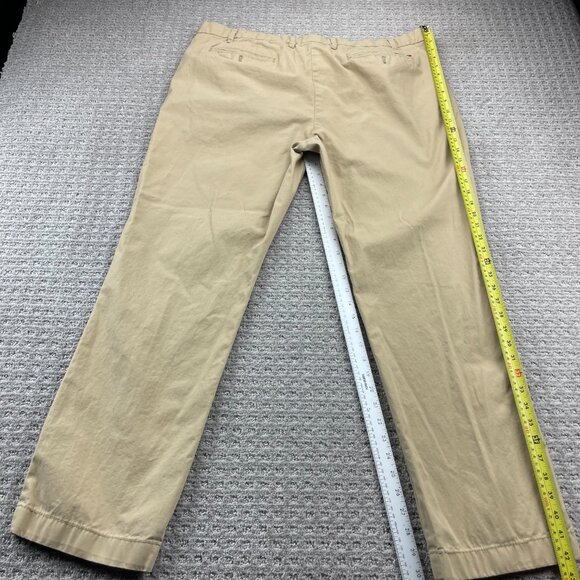 Tommy Hilfiger Khaki Pants Men Size 40 Brown Casual Chino Preppy - Picture 6 of 13